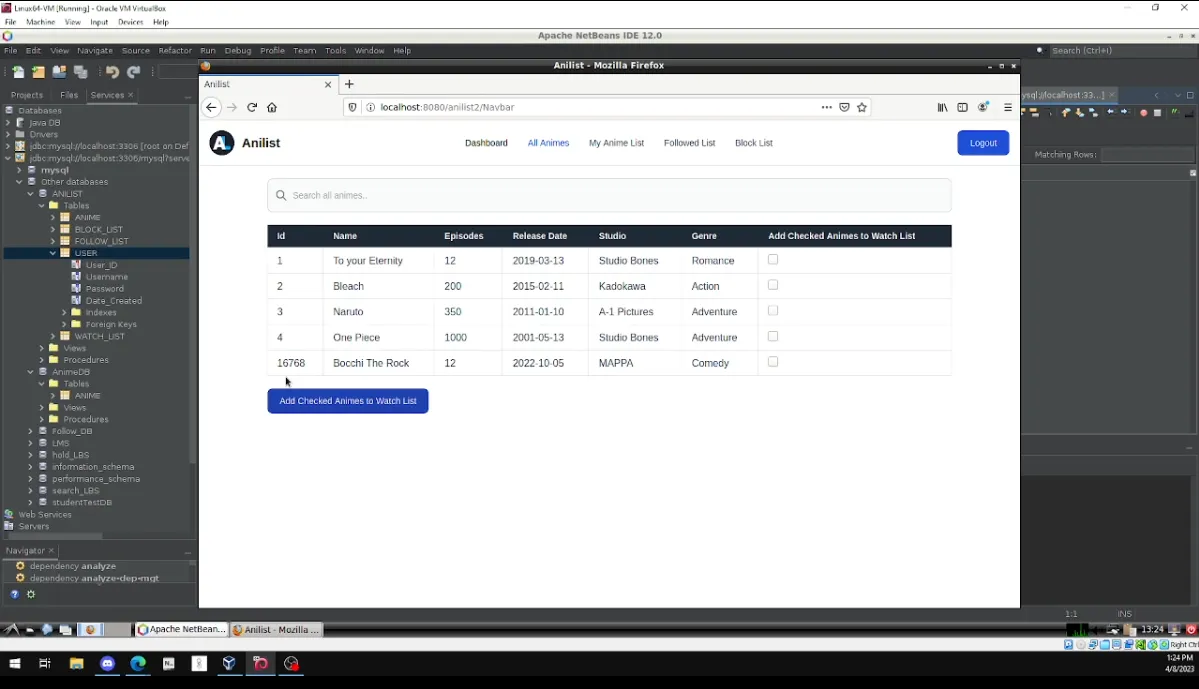 Anime Web Tracker